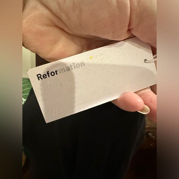 Reformation YARA ONE-SLEEVE STRETCH-JERSEY MINI DRESS - Picture 5 of 11